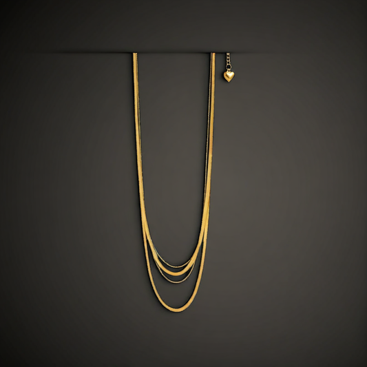 Layered Snake Chain Necklace