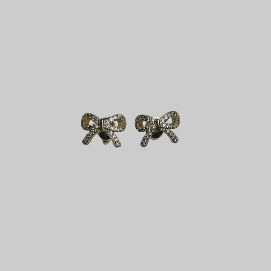 Diamond Bow Whisper Studs