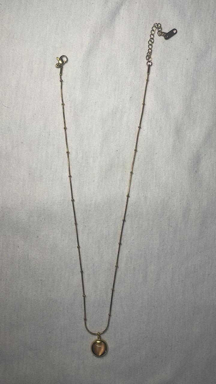 The Golden Beaded Sphere Necklace